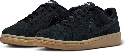 حذاء رياضي Nike Court Royale 2 Suede Trainers CZ0218 (المملكة المتحدة 7.5 الولايات المتحدة 10 الاتحاد الأوروبي 42، أسود أبيض 001) in Kuwait
