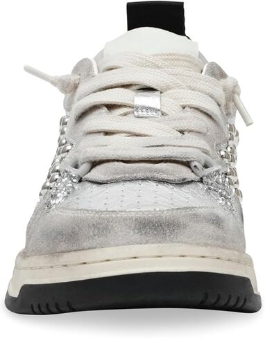 حذاء Steve Madden الرياضي Everlie للنساء، فضي متعدد، 7.5 in Saudi Arabia