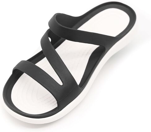 Womens Sandals Slide Sandals Black Sandals White Sandals Slippers for Women Soft Comfort Non-Slip Womens Shoes Indoor and Outdoor Use Quick Drying Pool Party Home Beach in Saudi Arabia