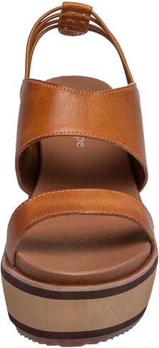 Antelope Women's Jax Leather Wedge Platform Sandals in Kuwait