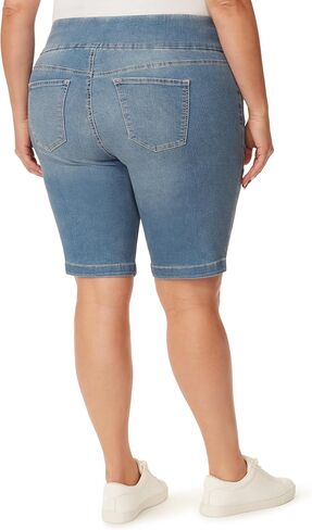 Gloria Vanderbilt Women's Plus Size Amanda Pull On Bermuda Short, ARROYO in Saudi Arabia