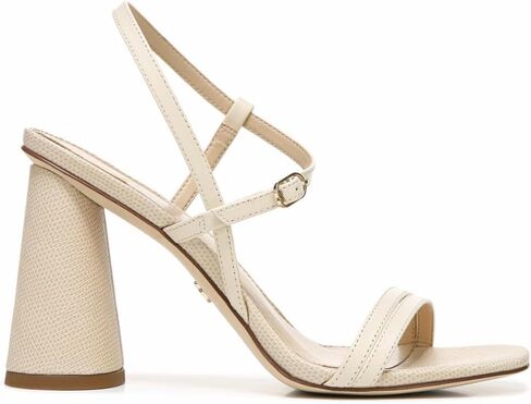 Sam Edelman Kit Black Square Toe Slingback Strap Cylindrical Block Heel Sandals in Saudi Arabia