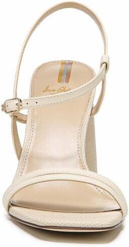 Sam Edelman Kit Black Square Toe Slingback Strap Cylindrical Block Heel Sandals in Saudi Arabia
