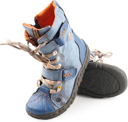 TMA EYES Women's PU Lining Flat Ankle Boots with Zipper - Perfect for Casual Wear in Saudi Arabia