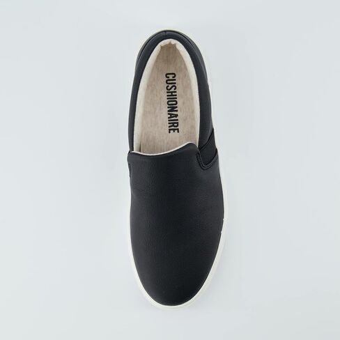 CUSHIONAIRE Women's Hampton slip on sneaker +Comfort Foam, Wide Widths Available in Saudi Arabia