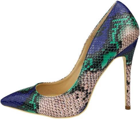 Snake Printing Women High Heels Fashion Party Wedding Sexy Pumps Shoes in Saudi Arabia