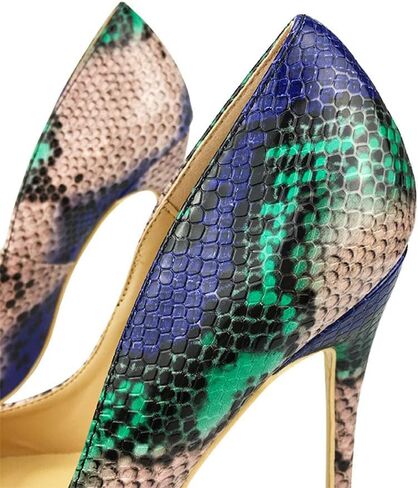 Snake Printing Women High Heels Fashion Party Wedding Sexy Pumps Shoes in Saudi Arabia