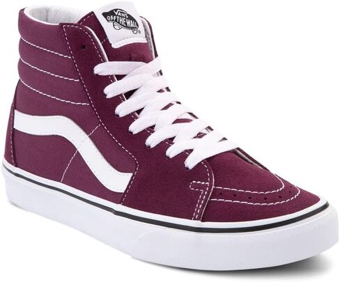 فانس SK8 هاي جريب واين/أبيض حقيقي، مقاس 5 in Saudi Arabia