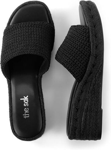 حذاء Bryna Espadrille Wedge Mule للسيدات من Sak in Kuwait