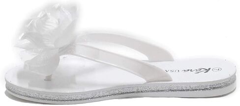 KARA Womens Flower Fashion Soft Comfort Flip Flops Flat Sandals in Saudi Arabia