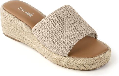 حذاء Bryna Espadrille Wedge Mule للسيدات من Sak in Kuwait