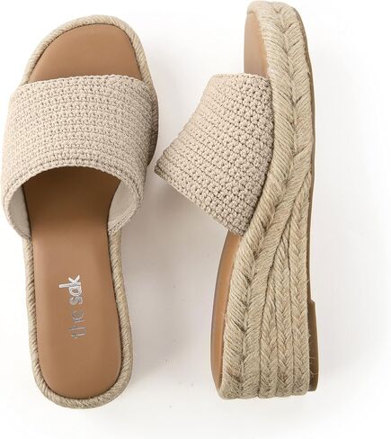 حذاء Bryna Espadrille Wedge Mule للسيدات من Sak in Kuwait