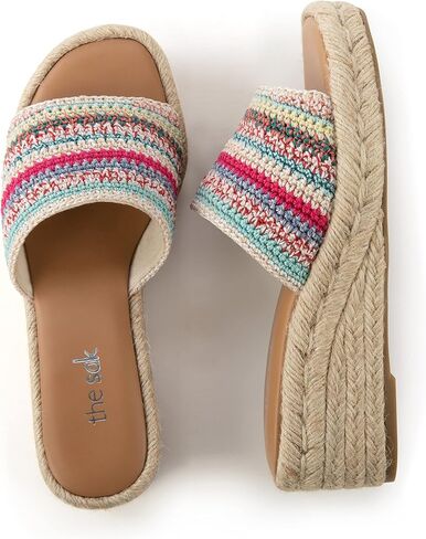 حذاء Bryna Espadrille Wedge Mule للسيدات من Sak in Kuwait