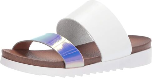 صندل نسائي من Dirty Laundry Palms Espadrille بكعب عريض in Kuwait