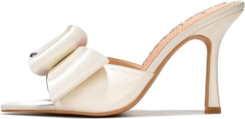 Cape Robbin Bellani Stiletto Slip-on Pointy High Heels with Rhinestone Bow in Saudi Arabia