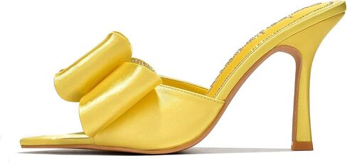Cape Robbin Bellani Stiletto Slip-on Pointy High Heels with Rhinestone Bow in Saudi Arabia