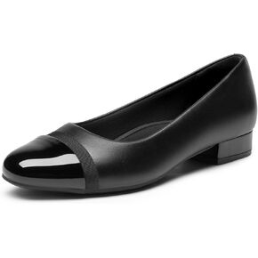 DREAM PAIRS Women's Chunky Low Block Heels Closed Toe Dress Shoes for Women Comfortable Casual Work Pumps Shoes