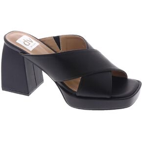 DV Dolce Vita Womens Boscoe Heeled Sandal, Black, 7.5 US