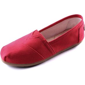Women's Canvas Shoes Slip-on Ballet Flats Classic Casual Sneakers Daily Loafers
