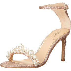 Jewel Badgley Mischka Lassie Open-Toe Stiletto Heel