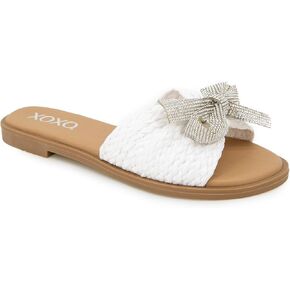 XOXO Women's Maxine Flat Sandal