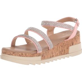 YOKI Women's Cork Platform Sandal Wedge