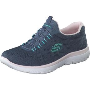 Skechers Sport Women's Women's Summits Fun Flare Sneaker, NVMT=Navy Multi, 11