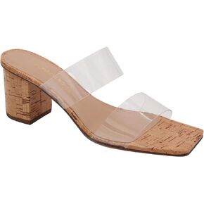 Andre Assous Women's Didi Heeled Sandal, Clear, 7