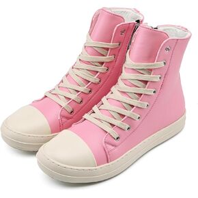 أحذية رياضية نسائية من soofylia مصنوعة من جلد البولي يوريثان وأربطة مريحة ومنصة مريحة للمشي مع سحاب in Kuwait