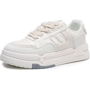 Platform Walking Shoes for Women Fashion Sneakers Casual Comfort Skateboard Shoes Non Slip Heel Height 1.38 Inch