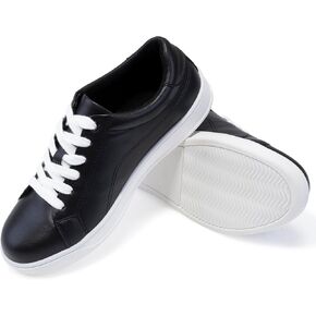Women's Lace Up Sneaker, Trendy Classic Fashion PU Shoes 2308-2309
