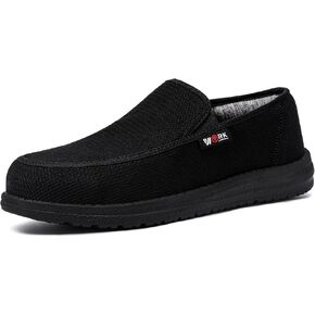 LARNMERN Steel Toe Slip On Work Shoes Mens Safety Sneakers Walking Shoe Lightweight Steel Toe Loafers