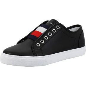 Tommy Hilfiger Women's Anni Slip-On Sneaker, Black Smooth, 10 M US in Kuwait