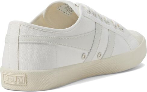 Gola Women's Coaster Sneaker, Off-White/Off-White/Gold, 8.5 in Saudi Arabia
