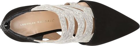 LOEFFLER RANDALL Women's Cleo Embossed Lizard and Nubuck Dress Pump in Kuwait