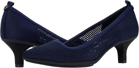 Anne Klein Womens Rebecca Perforated Slip On Dress Heels in Saudi Arabia