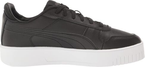 حذاء رياضي للسيدات من PUMA CARINA STREET، Puma Black-Puma Black-Rose Gold-Puma White، 11 in Kuwait