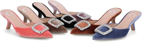 Journee Collection Womens Rishie Slip On Kitten Heel Mule Pump in Saudi Arabia