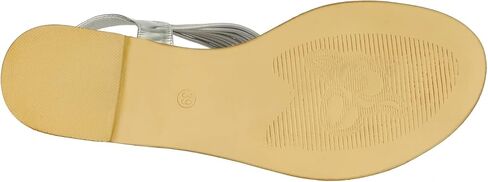 صنادل نسائية مسطحة من حجر الراين اللامع من SheSole، أحذية زفاف عروس الشاطئ باللون الفضي in Kuwait