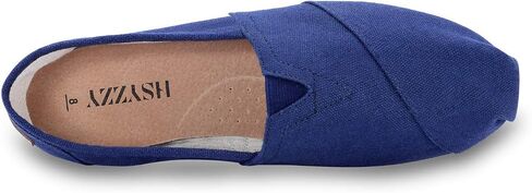 Women's Canvas Shoes Slip-on Ballet Flats Classic Casual Sneakers Daily Loafers in Saudi Arabia