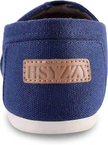 Women's Canvas Shoes Slip-on Ballet Flats Classic Casual Sneakers Daily Loafers in Saudi Arabia