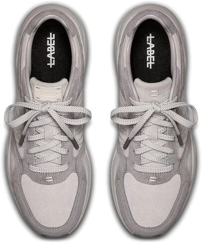 LABEL™ Go-to Low Lace-up Women's Sneakers – Suede & Leather Fabric – EVA Footbed – Lace Over Tongue Closure in Saudi Arabia