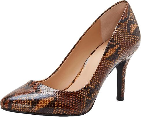 Inc Women's Zitah Pointed Toe Pumps, Brown Snake, 7.5M in Saudi Arabia