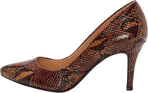 Inc Women's Zitah Pointed Toe Pumps, Brown Snake, 7.5M in Saudi Arabia