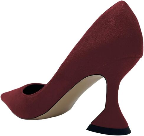 Women's Pointed Toe Pumps Elegant Stiletto High Heels Slip On Sexy Dress Party Formal Wedding Shoes Size 4-16 US in Saudi Arabia