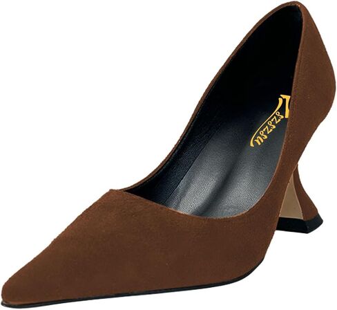 Women's Pointed Toe Pumps Elegant Stiletto High Heels Slip On Sexy Dress Party Formal Wedding Shoes Size 4-16 US in Saudi Arabia