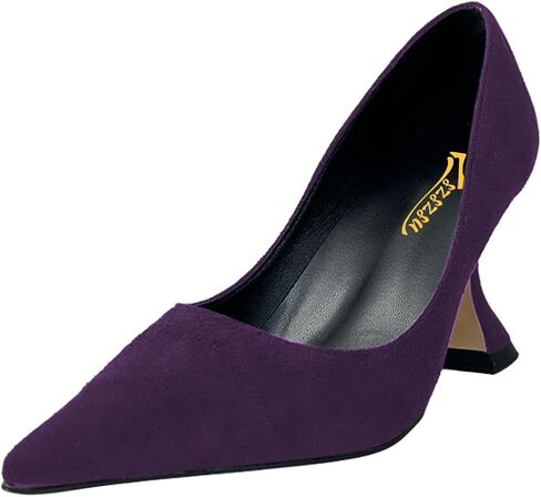 Women's Pointed Toe Pumps Elegant Stiletto High Heels Slip On Sexy Dress Party Formal Wedding Shoes Size 4-16 US in Saudi Arabia