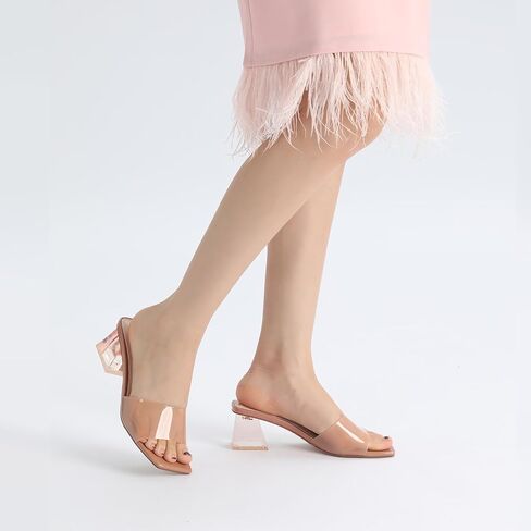 صنادل نسائية بكعب عاري من Athlefit أنيقة منخفضة الكتلة مكتنزة للحفلات الراقصة بكعب 2 بوصة سهلة الارتداء في الصيف فستان كاجوال بكعب الزفاف أحذية Sandalias in Kuwait