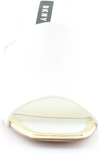 DKNY Womens Bronx Faux Leather Slip On Mules White 7 Medium (B,M) in Saudi Arabia