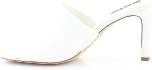 DKNY Womens Bronx Faux Leather Slip On Mules White 7 Medium (B,M) in Saudi Arabia